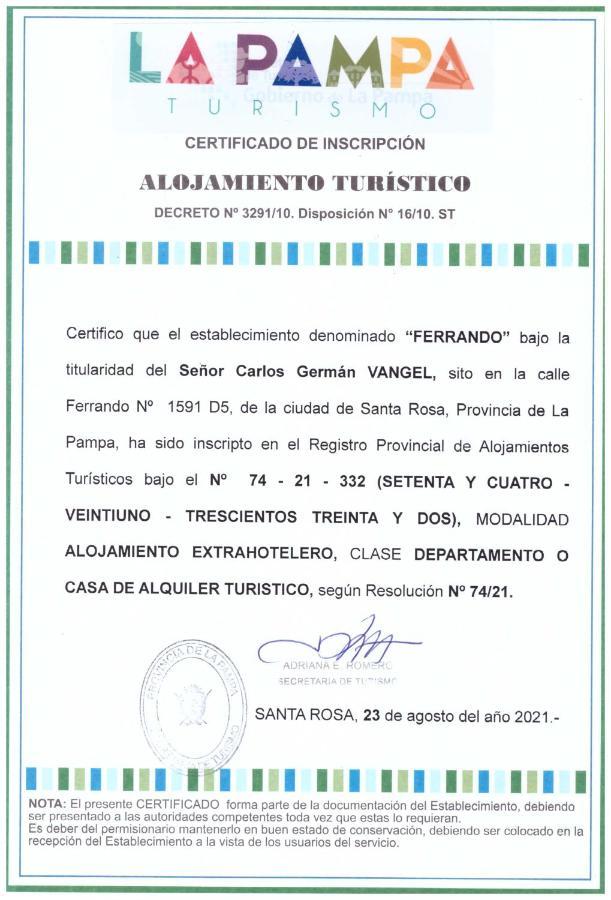 Departamentos Ferrando Appartamento Santa Rosa  Esterno foto